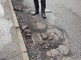 Councillor Graeme Bruce says the road is "an utter shambles".