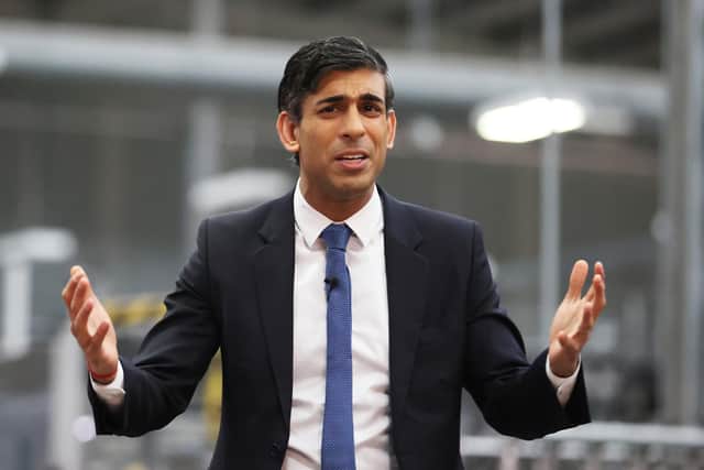 Rishi Sunak's plans to tackle migrants using small boats to cross the English Channel have been met with widespread revulsion (Picture: Liam McBurney/WPA pool/Getty Images)