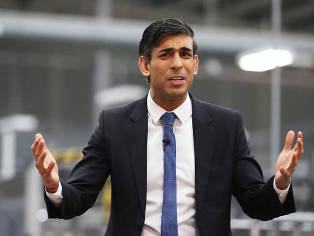 Rishi Sunak's plans to tackle migrants using small boats to cross the English Channel have been met with widespread revulsion (Picture: Liam McBurney/WPA pool/Getty Images)
