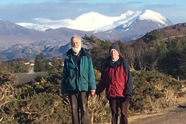 Mr Gardner decided to take on all 282 Munros after his wife Janet was taken into full-time care