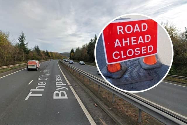 Eight weeks of closures scheduled on A720 Edinburgh City Bypass.