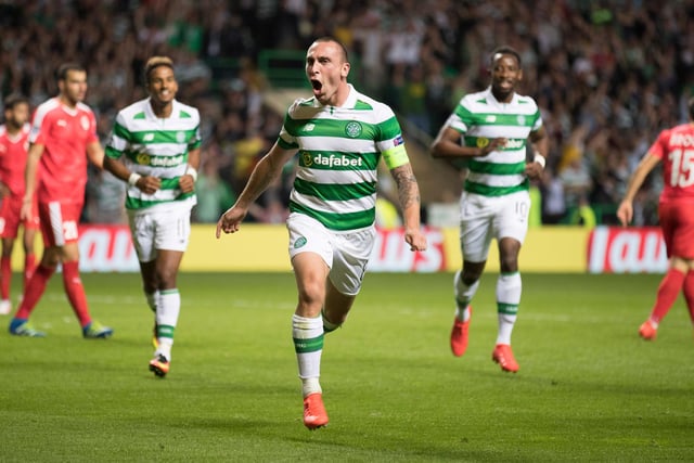 Despite a brave fightback from Hapoel goals from Moussa Dembele and Scott Brown restored Celtic's two goal advantage and made it 5-2 on the night.