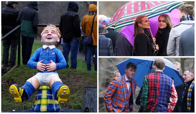 Mourners from the world of rugby union and beyond gathered for a memorial service for former Scotland international and charity fundraiser Doddie Weir.