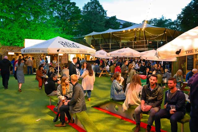 George Square Garden is one of the most populations destinations for Fringe-goers.