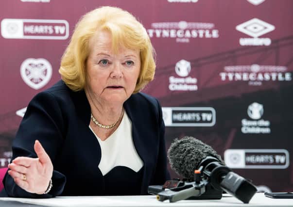 Hearts owner Ann Budge. Picture: SNS