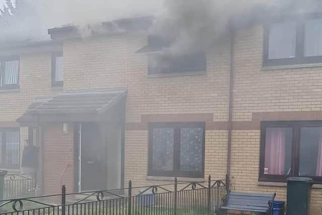 The Granton Mains Brae home was destroyed in the blaze