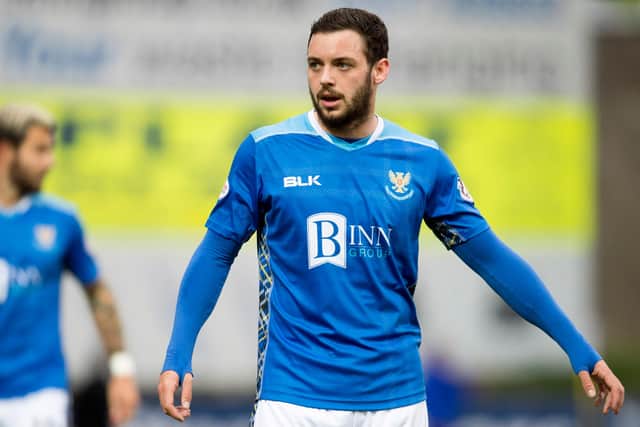 Drey Wright in action for St Johnstone. Pic: SNS Group Rob Casey