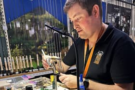 A fly tying session at Edinburgh Angling Centre.  Picture: Edinburgh Angling Centre