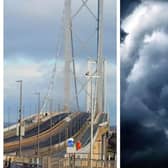 The Forth Road Bridge was closed to double decker buses on Tuesday.