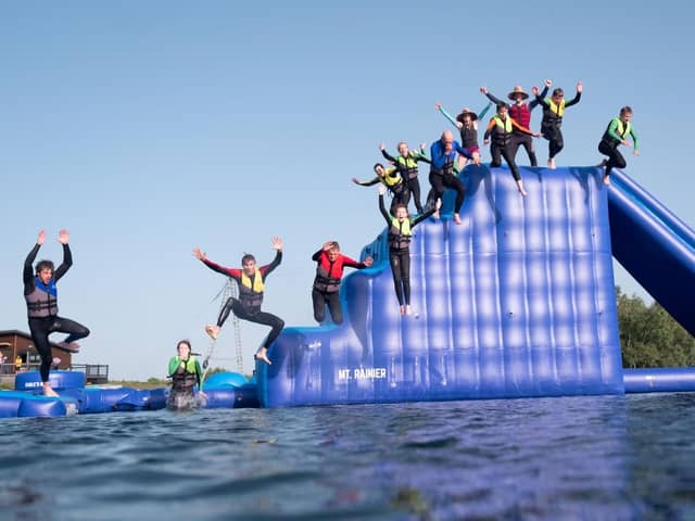 The Aqua Park at Foxlake Adventures will be suitable for children from seven years old and all abilities.