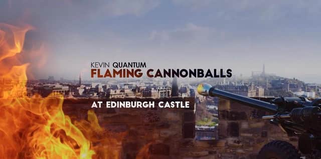 Edinburgh Castle: Watch as scientist and magician Kevin Quantum hosts spectacular stunt at iconic Capital landmark
