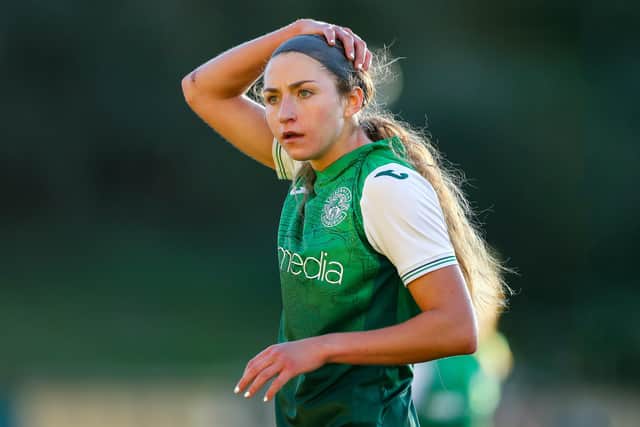 Alexa Coyle scored a double for Hibs in the Scottish Cup