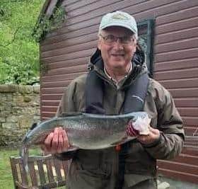 A fine fish landed at Linlithgow Loch this week by Mr Stilton, a 7lb-plus rainbow