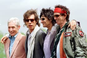 The Rolling Stones, from left to right; Charlie Watts, Mick Jagger, Ronnie Wood and Keith Richards.