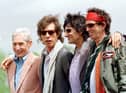 The Rolling Stones, from left to right; Charlie Watts, Mick Jagger, Ronnie Wood and Keith Richards.