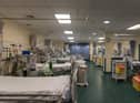 The recovery room for coronavirus patients at Edinburgh's Royal Infirmary. Picture: Andrew O'Brien.
