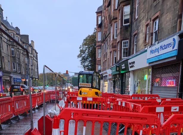 Traders in Roseburn say business has dropped by up to 80 per cent because of the difficulty of people getting to their shops.