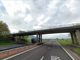 The incident happened just off the M90