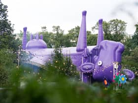 Underbelly's purple cow venue is one of the most popular venues at the Fringe. Picture: David Scott