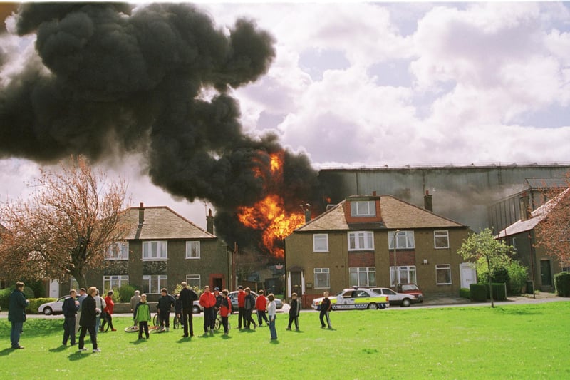 Up to 100 firefighters were called in to tackle the VA Tech Peebles factory blaze in Pilton back in 1999. Thick smoke billowed skywards and could be seen across the city.