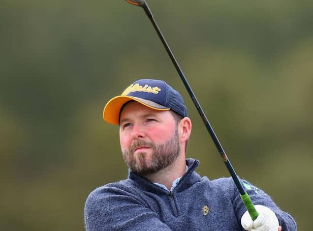 John Gallagher in action during the 2018 SSE Scottish Hydro Challenge at Macdonald Spey Valley Golf in Aviemore. Picture: Tony Marshall/Getty Images.
