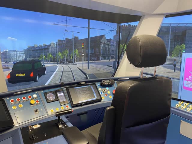 Here the trainee drivers can experience the approach to Leith Street.