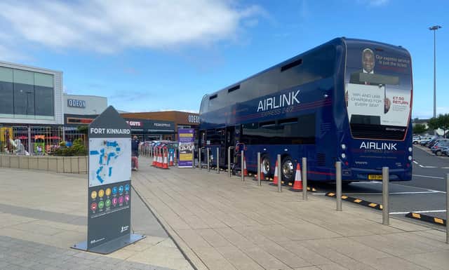 An airlink bus has been converted