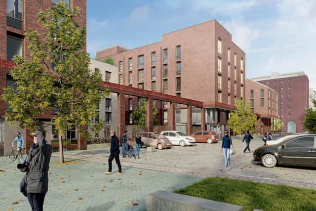 An artist's impression of the proposed development on Bonnington Road
