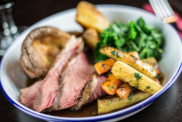 Although it's a little way out of the city centre, Dakota Bar & Grill on Ferrymuir Lane offers one of the best Sunday roasts in Edinburgh according to Tripadvisor reviews. On the bottom floor of a hotel, the classy restaurant specialises in a roast beef meal with all the trimmings.