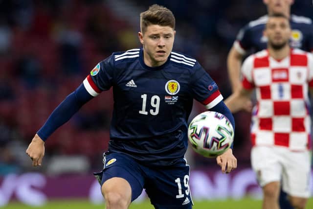 Hibs striker Kevin Nisbet appeared in all three games for Scotland at the Euros. Picture: SNS