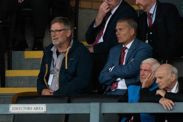Craig Levein (left) during a Brechin City game at Inverness Caledonian Thistle in September (Photo by Euan Cherry / SNS Group)