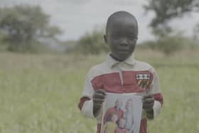 Isiah, seven, from Pajule in Uganda.