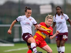 Ciara Grant's corner helped her side get their fourth win over Partick Thistle this season. Credit: Malcolm Mackenzie