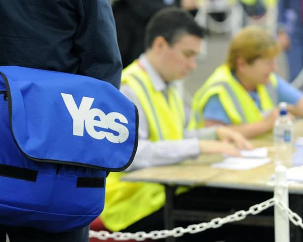 Counting the votes at the National Count Collation Centre, Ingliston during the Scottish Independence Referendum in 2014 (Picture: Lisa Ferguson)