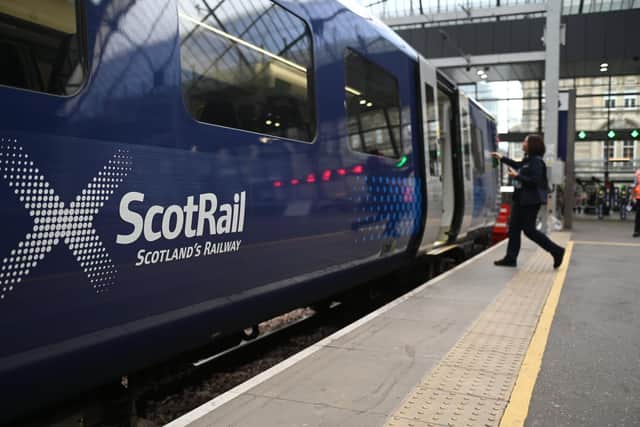 ScotRail has halted 700 weekday and Saturday trains because of drivers not working overtime. Picture: John Devlin