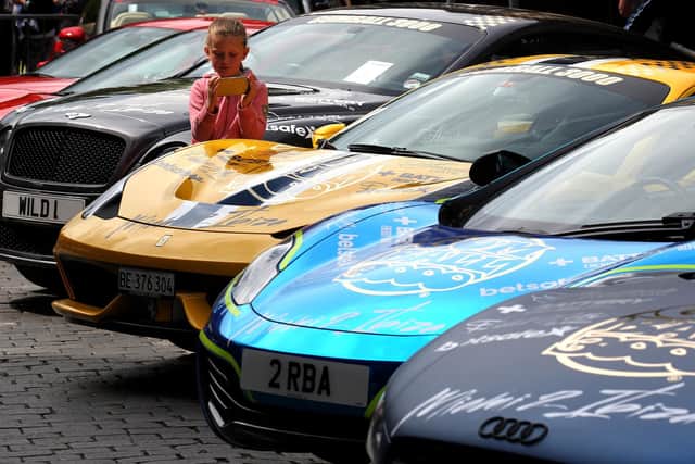 The Gumball 3000 rally first visited the Capital in 2014 and made a return trip in 2016.  This will be the first time the European road trip has started from Edinburgh.  Picture: Andrew Milligan/PA Wire