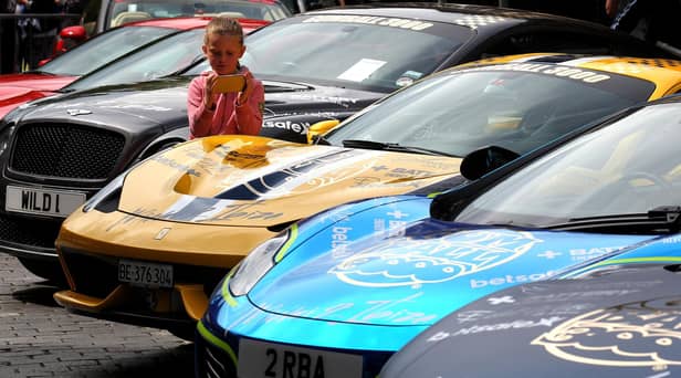The Gumball 3000 rally first visited the Capital in 2014 and made a return trip in 2016.  This will be the first time the European road trip has started from Edinburgh.  Picture: Andrew Milligan/PA Wire
