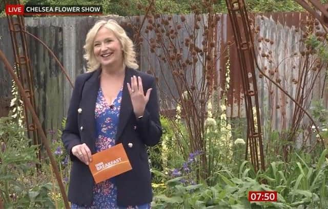 Carol Kirkwood has revealed a few details about her engagement, saying she had “absolutely no idea” her long-term partner was going to propose.