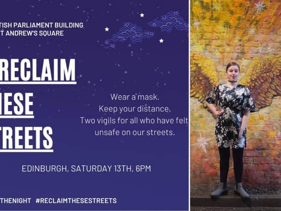 Reclaim These Streets: Edinburgh vigils move online amid coronavirus concerns picture: supplied