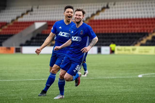 Mitch Megginson is a regular source of goals for Cove Rangers. Picture: SNS
