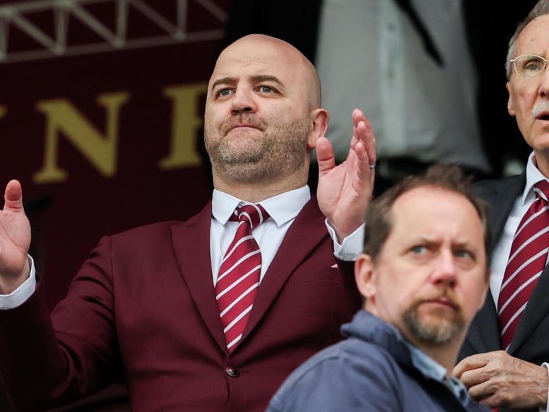 Hearts sporting director Joe Savage