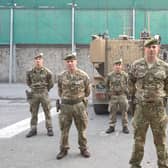 Soldiers from the 2nd Battalion The Royal Regiment of Scotland who have recorded a message for their families at home from their current deployment in Afghanistan.