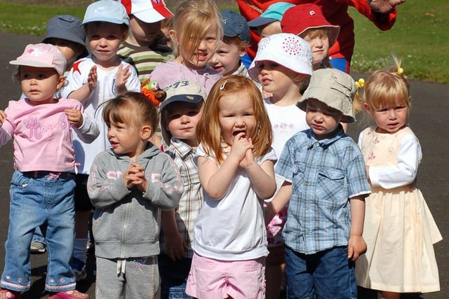 These youngsters from the church were taking part in a sponsored toddle around West Park in 2006. Recognise anyone?