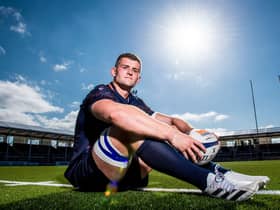 Magnus Bradbury pictured at the Edinburgh Rugby Stadium which will stage its first game on Saturday when Newcastle come calling. Picture: Ross Parker/SNS