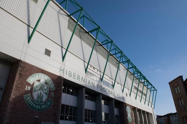 A general view of Easter Road