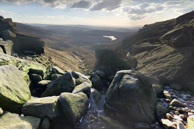 Kinder Downfall is surrounded with some of the most majestic views of the Peak District.
