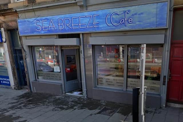 The Sea Breeze cafe at 261 Leith Walk.
