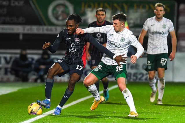 Campbell caught the eye against Ross County although the final scoreline went against Hibs