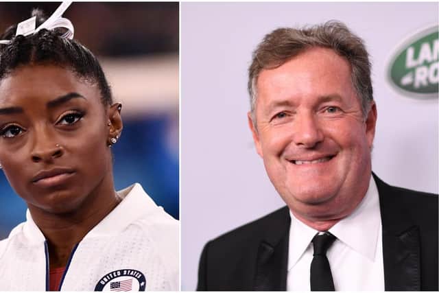 Simone Biles’ decision to withdraw from Olympic gymnastics events appeared to provoke former Good Morning Britain host Piers Morgan (Getty Images)