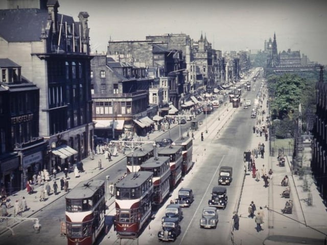 Princes Street has changed a lot down the years.